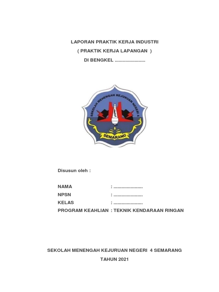 Contoh LAPORAN PKL | PDF