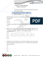 Skolastik - Penalaran Matematika - Statistika (SOAL)