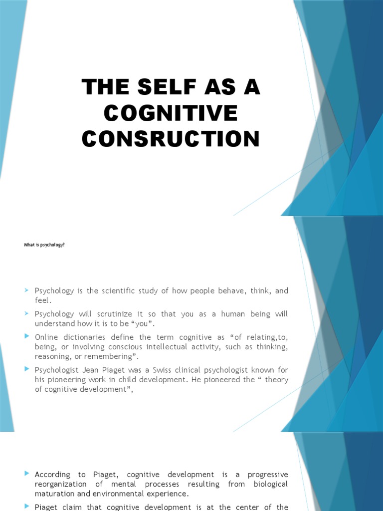 Cognitive Development and Self-Concept | PDF | Cognitive Development ...
