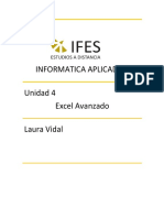 Unidad 4 Excel