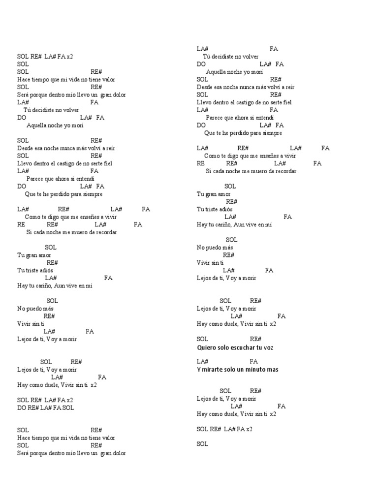 LA DE LEJOS ACORDES intelligence overview