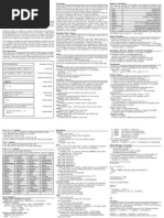 Vue Quicksheet