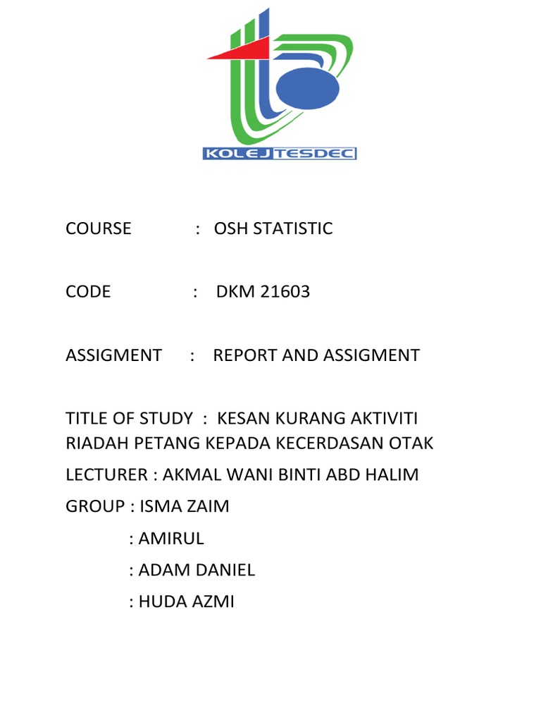 Assigment Statistik Sem 2 | PDF