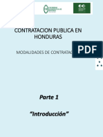 Introducción A La Contratación Administrativa Honduras Parte 1
