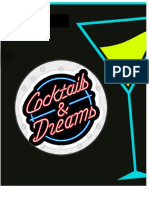 Carta Cocktail Dreams