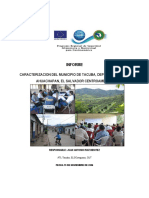 Informe de Caracterizacion Municipio de Tacuba El Salvador