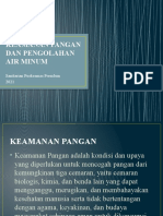 2021 Keamanan Pangan Dan Pengolahan Air Minum