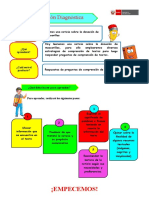 Evaluación diagnóstica de comprensión de lectura sobre donación de mascarillas