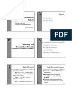 Sensors for Autonomous Robots Odometry and Navigation