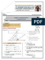 Ángulos Complementarios y Suplementarios