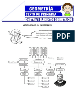 Historia de La Geometria y Elementos Geometricos para Sexto de Primaria