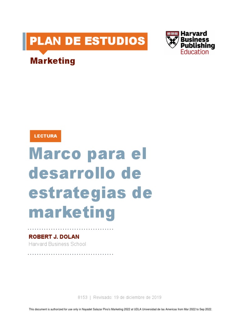 Estrategias de Marketing | PDF | Marketing | Producto (Negocio)