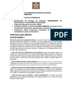 Actividad Numero 1,2,3,4,5,6,7 e de La Tramnsversal de Medio Ambiente