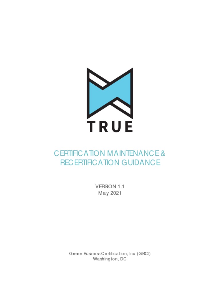 Recertification Guide , Recognition of qualifications – KQTRUC