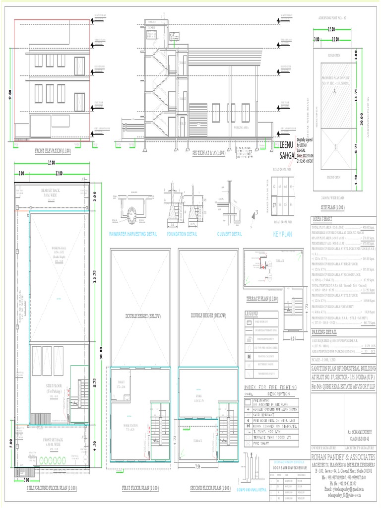 Plot No 87 Sector 155 | PDF | Stairs