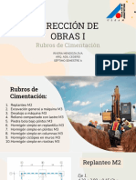 Rubros de Cimentación - Rivera Mendoza