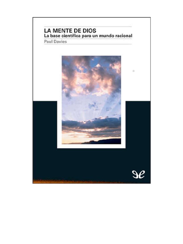 La Mente De Dios Paul Davies Pdf Razonamiento Inductivo Metafísica