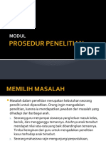 Prosedur Penelitian