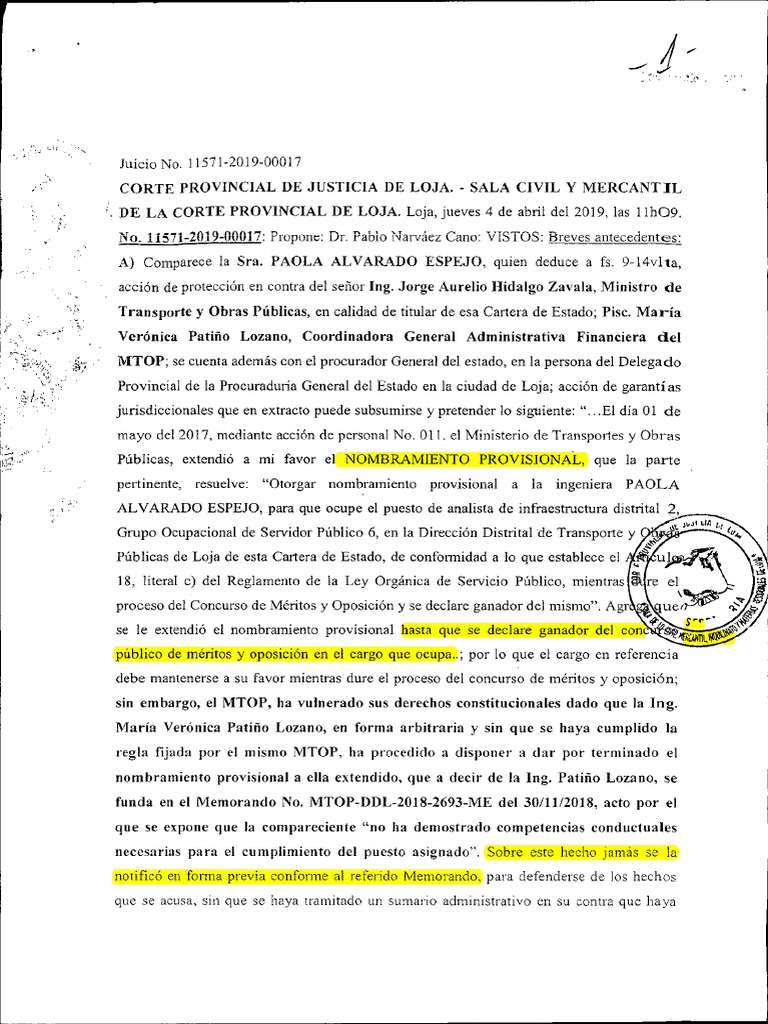 Sentencia 0573-19-jp | PDF | Derecho
