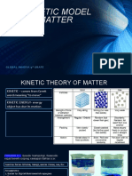 The Kinetic Model of Matter