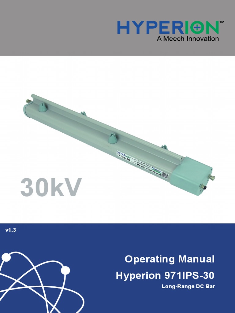 971IPS30kV LongRange DC Bar Operating Manual (March 2021) PDF