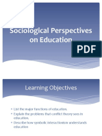 Sociological Perspectives On EducationEDUC3TOPIC#2