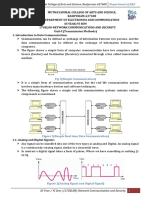 NCS Unit 1 - Transmission Methods