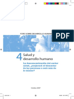 Salud y Desarrollo Humano