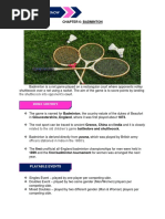 Chapter 1 Badminton Module | PDF | Racquet Sports | Athletic Sports
