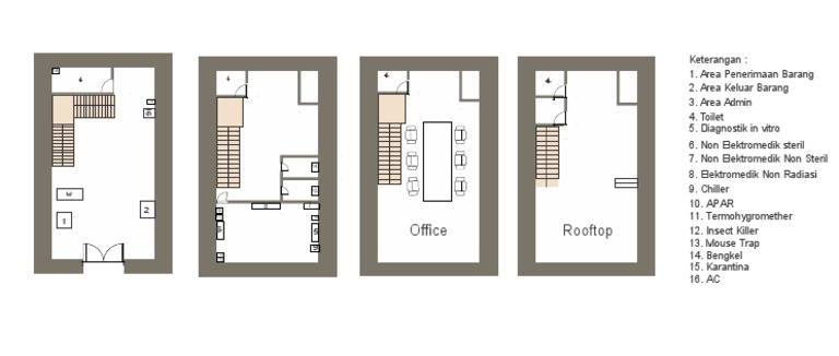 Contoh Layout Rooftop Office | PDF