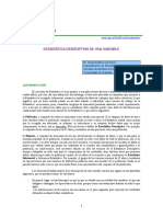 Estadistica Descriptiva Una Variable