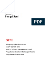 Pengantar Seni Rupa - Pertemuan (3) - Fungsi Seni