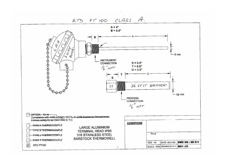 RTD & Thermowell 1 PDF