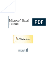 Basics of Excel