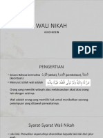 Materi Wali Nikah