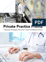 Private Practice Profits: 3 Business Strategies They Don't Teach at Medical School