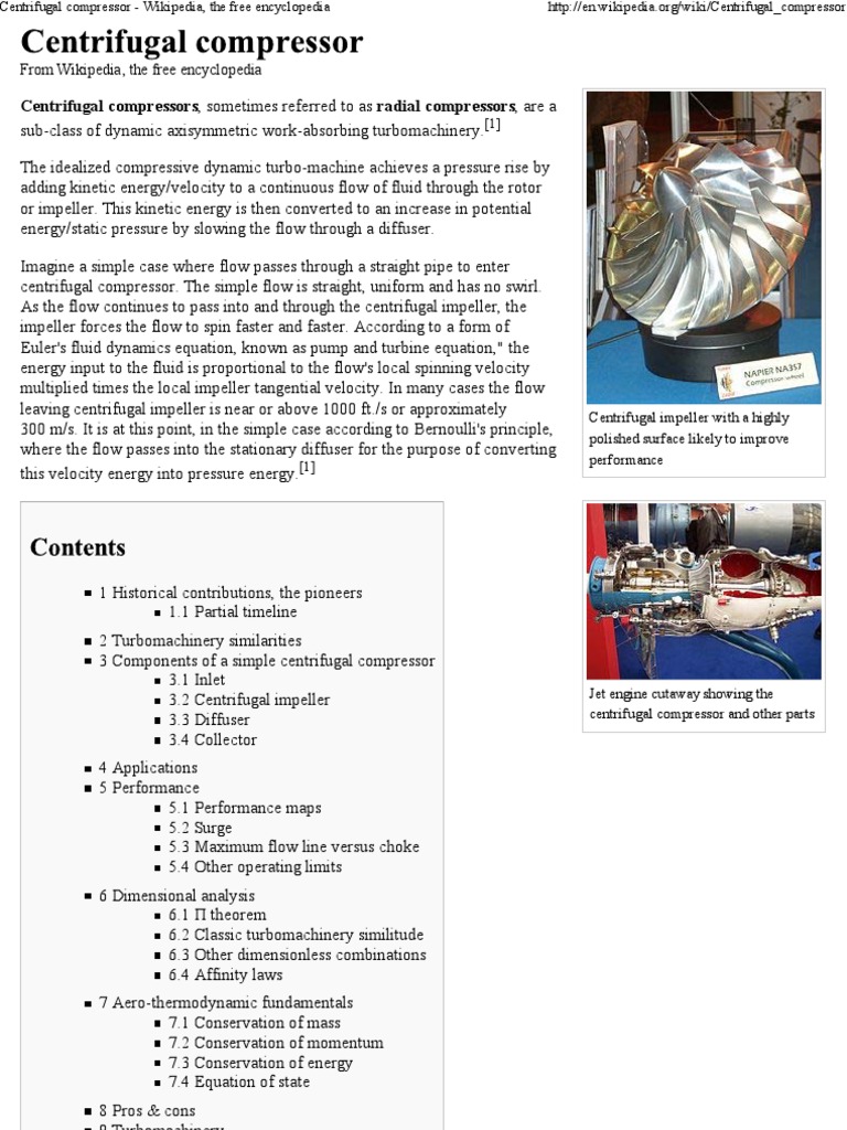 Centrifugal Compressor - Wi.. | PDF | Gas Compressor | Turbomachinery