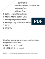 Latihan Resistor