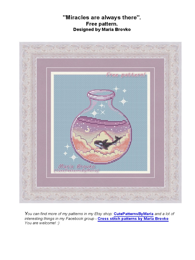 Miracles Are Always There. Free Pattern | PDF