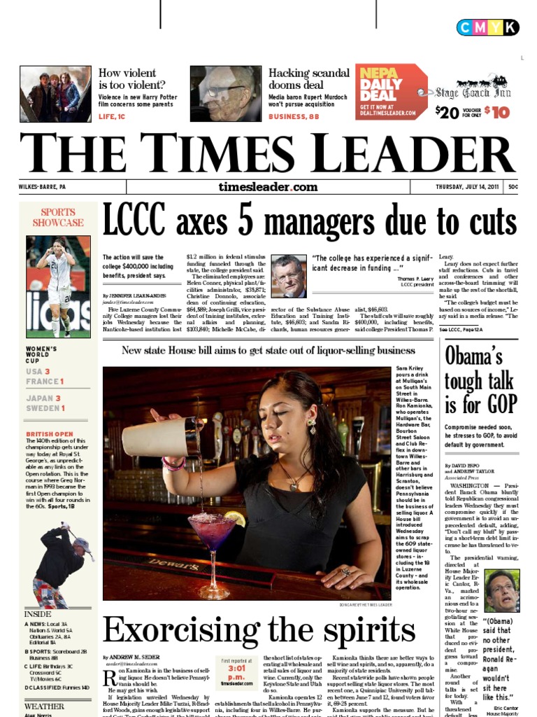 Times Leader 07-14-2011, PDF, Toyota