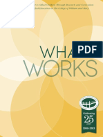 Week 2 - What Works CFGE 2013 Web