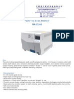 Sterilizer Specification TM-XD20D