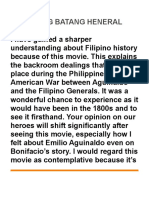 Gregorio Del Pilar - Movie Review