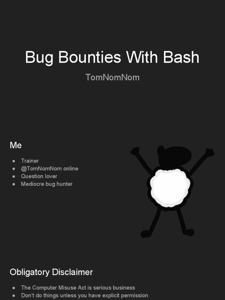 Bash Bug Bounty PDF Computer Engineering Computer Programming