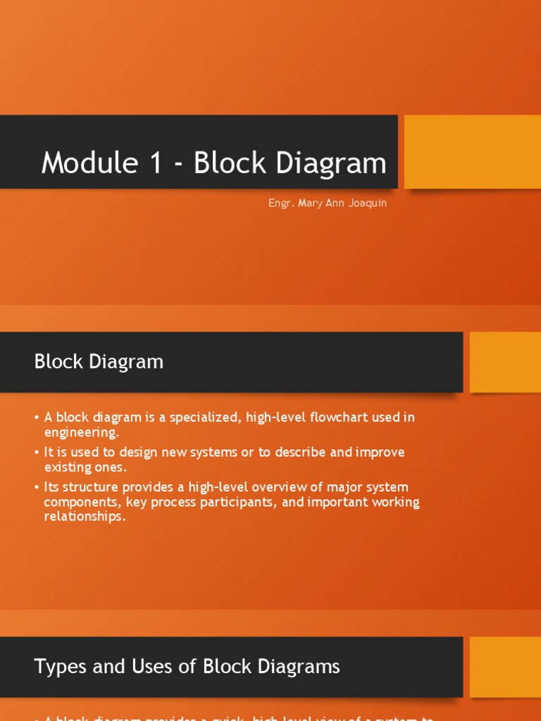 Module 1 - Block Diagram and Flowchart | PDF | Computer Program ...