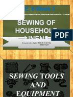 H.E. 6-Week 3 Sewing Tools LECTURE
