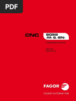 Fagor CNC 8055 Operating Manual English