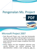 Pengenalan Ms. Project. Sri Siswanti, S.kom, M.kom
