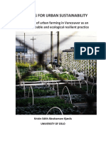 The Planning For Urban Sustainability - City Farmer - S Urban Agriculture
