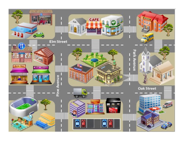 Map of A Town | PDF